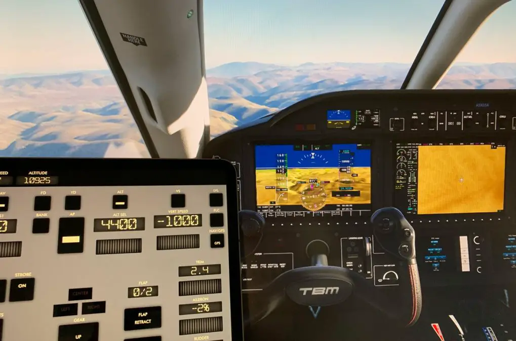 Control your aircraft in MSFS with this iPad and Android app