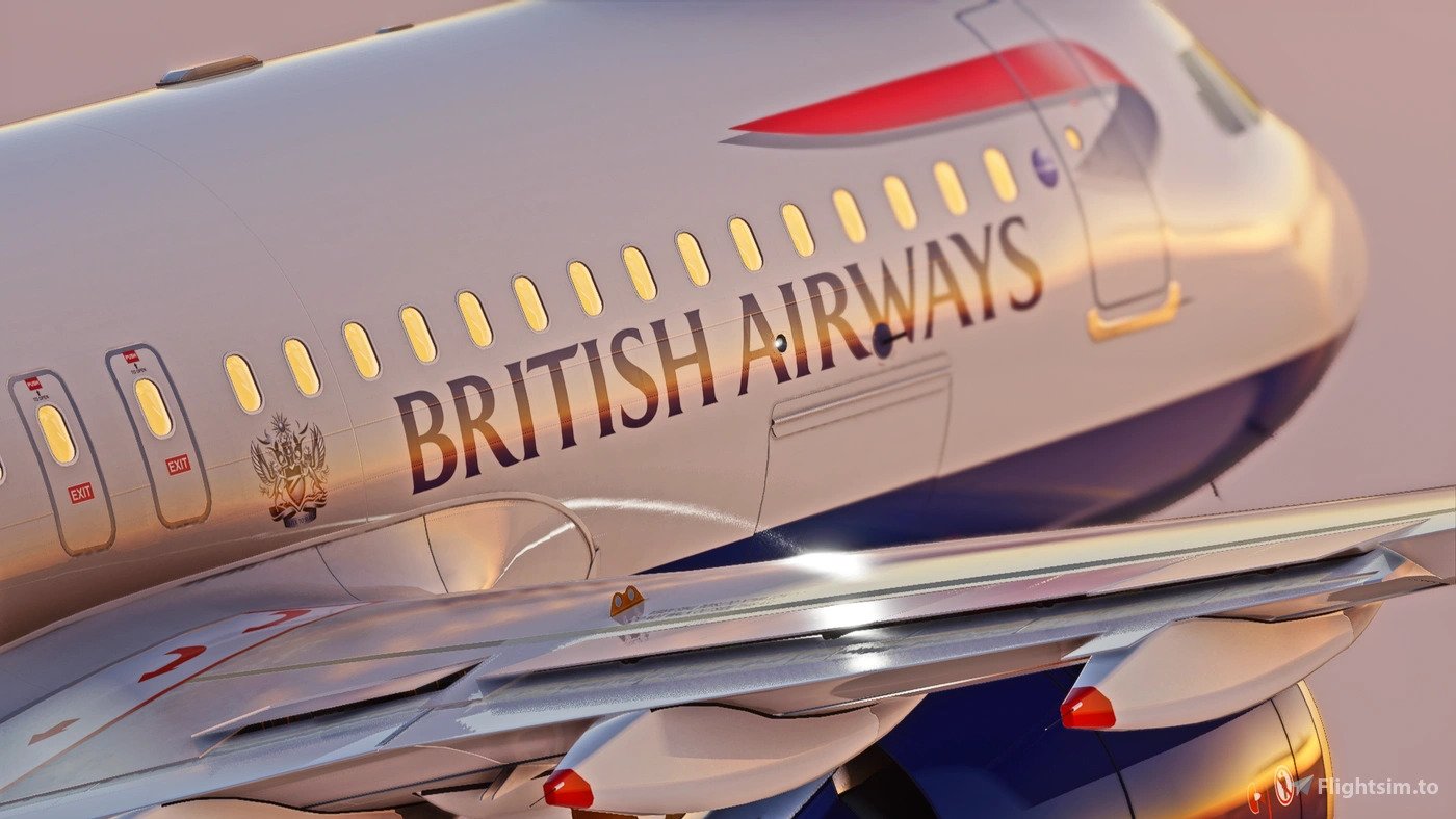 british airways livery flight simulator 3