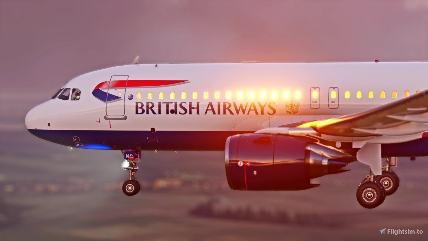 british airways livery flight simulator 5