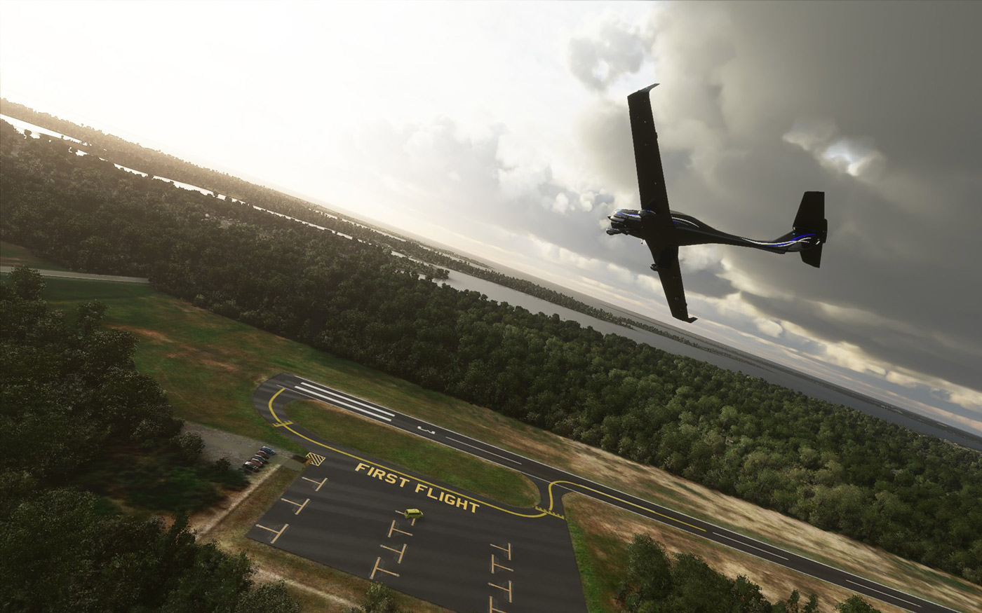 first flight airport msfs 3