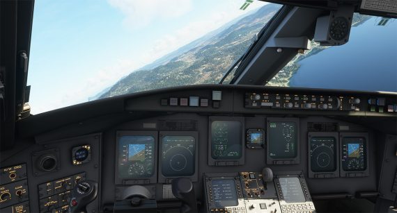 Aerosoft CRJ cockpit Flight Simulator (MSFS)
