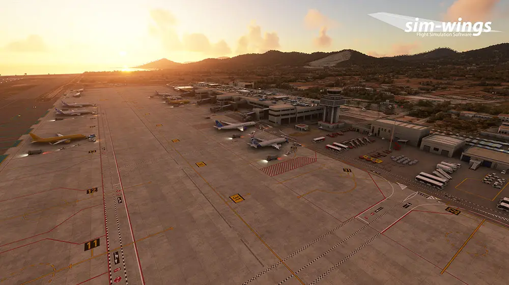 Ibiza airport MSFS