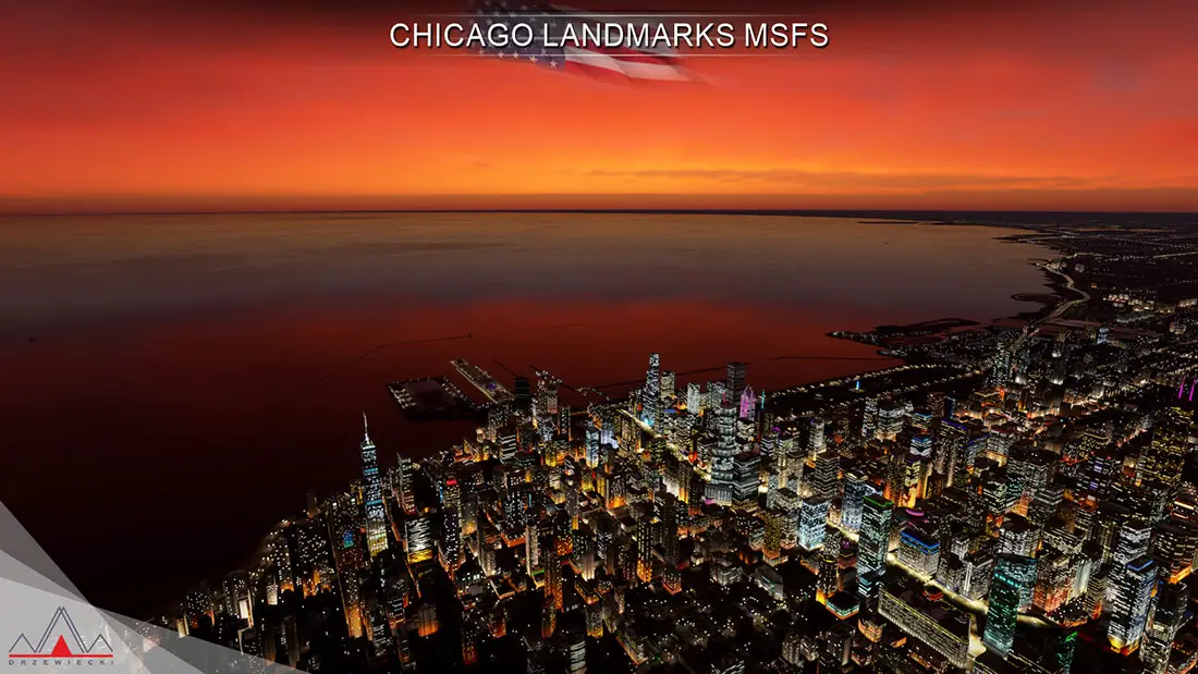 Chicago Landmarks for MSFS released by Drzewiecki Design