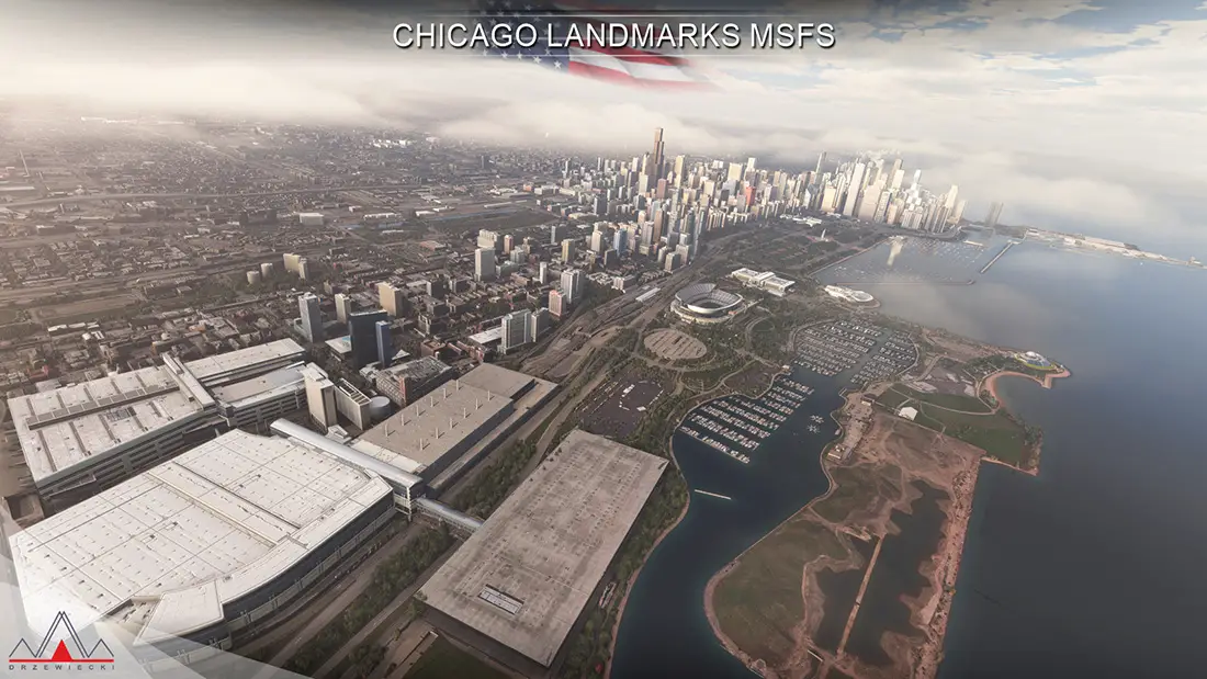 Chicago scenery Flight Simulator (MSFS)