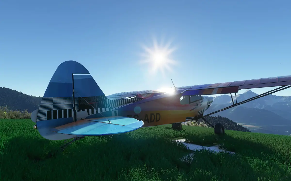 Pantone livery flight simulator