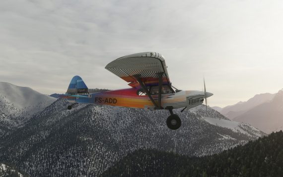 Pantone livery flight simulator