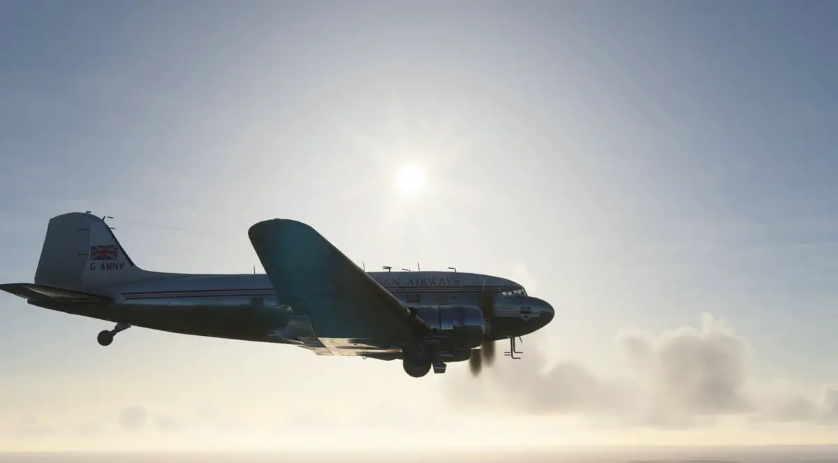 DC-3 MSFS flying