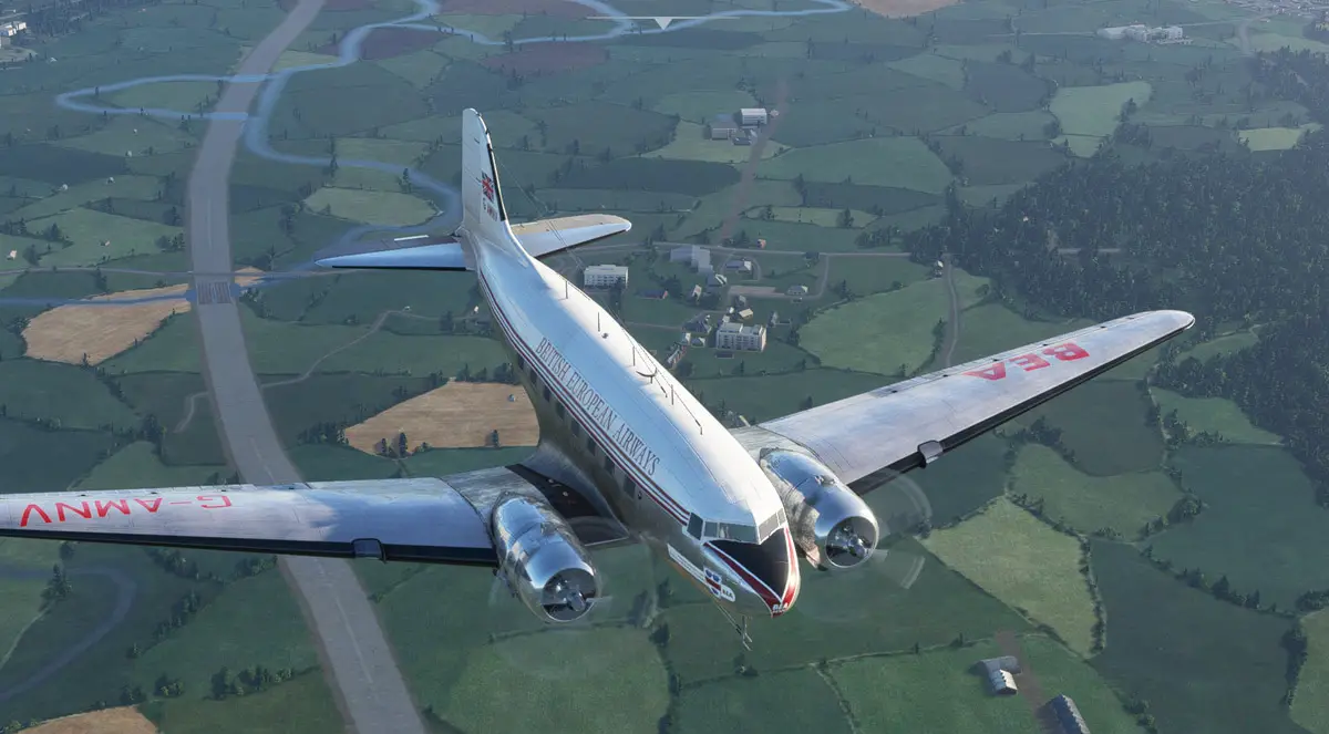 Aeroplane Heaven previews its Douglas DC-3 for Flight Simulator