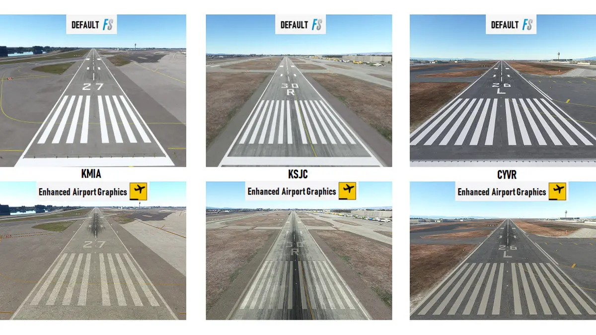 Enhanced airport graphics msfs 1