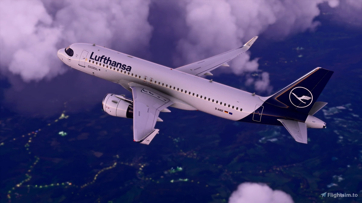 Get this Lufthansa livery in Ultra HD for some gorgeous A320neo screenshots