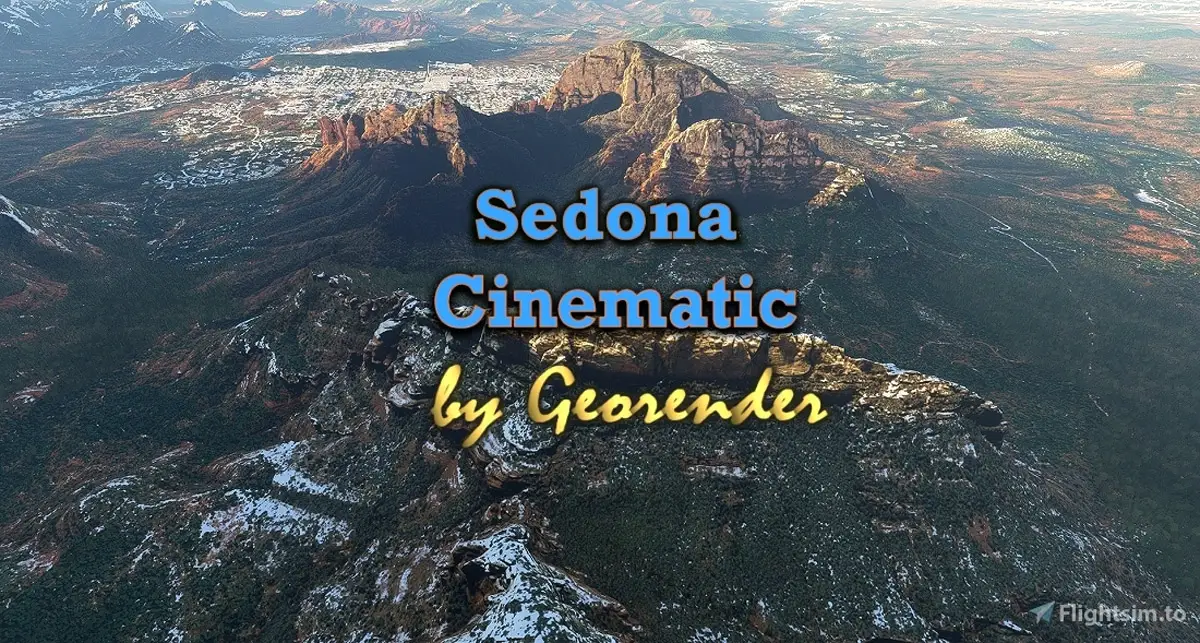 ‘Sedona Cinematic’ – An outstanding recreation of Sedona’s landscape for Flight Simulator