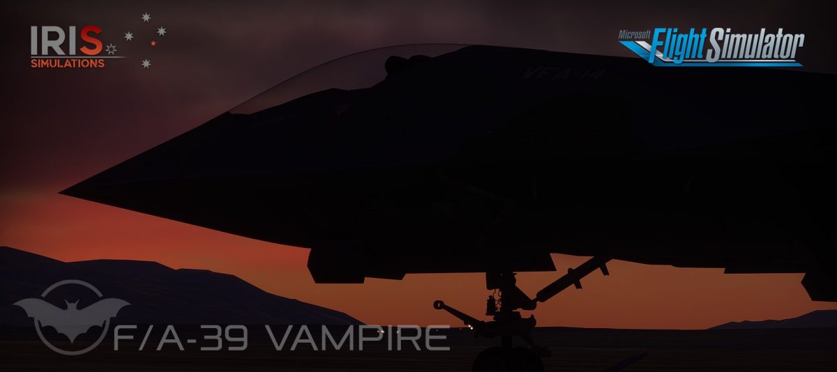 IRIS Simulations working on fictional F/A-39 Vampire military jet for MSFS