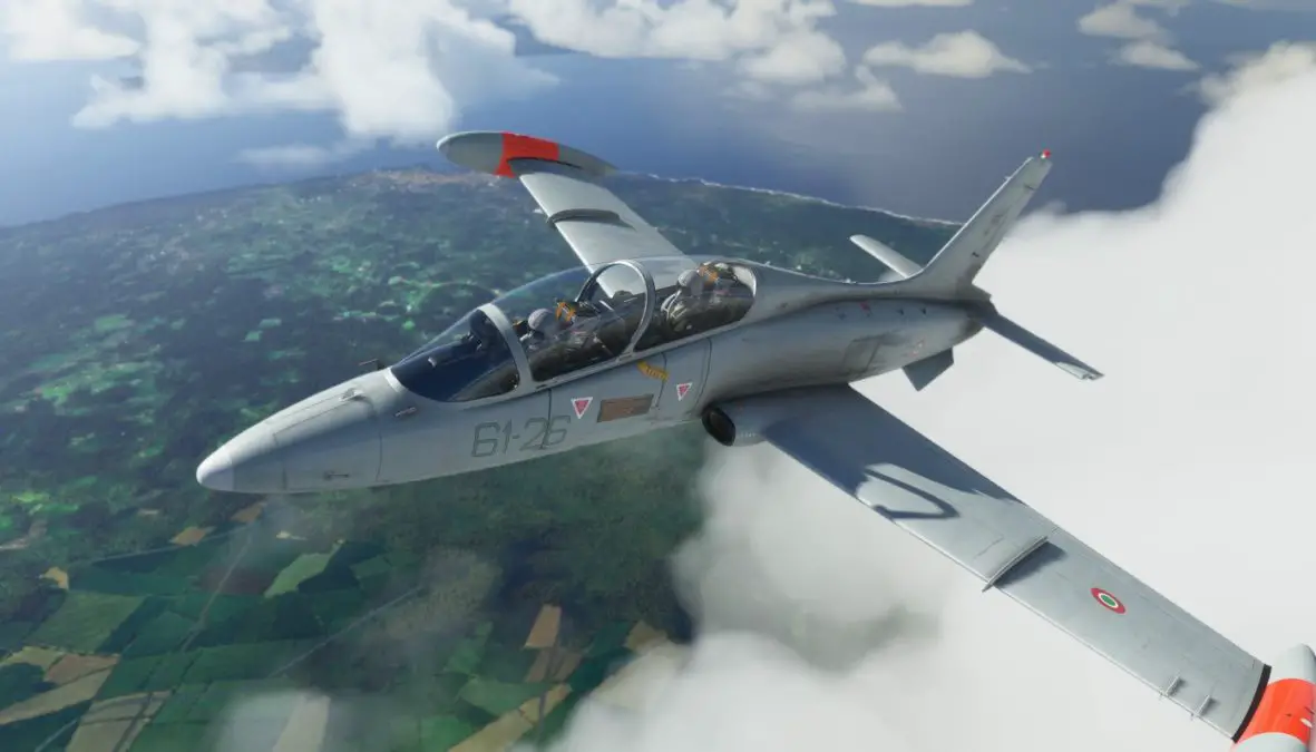 Aermacchi MB-339 updated to version 1.20 with remastered textures and sounds, new features, and more