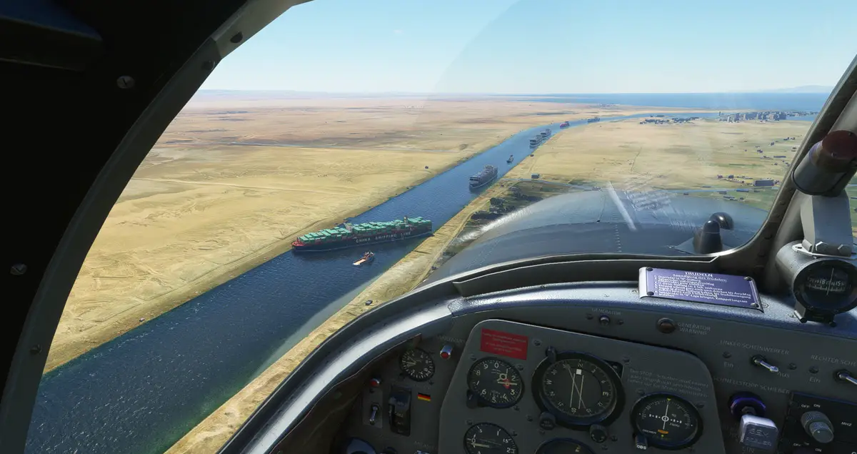 Ever Given Ship Suez MSFS Flight Simulator 13