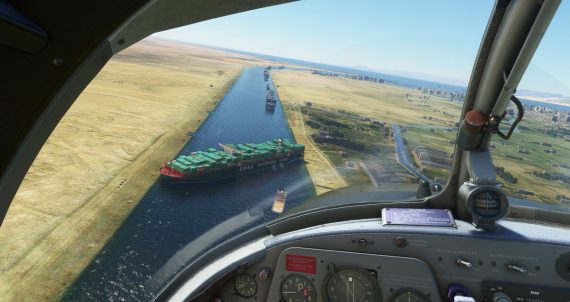 Ever Given Ship Suez MSFS Flight Simulator (5)