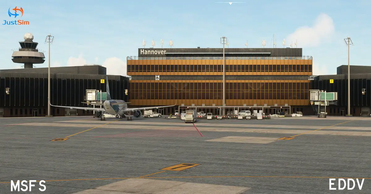 JustSim releases Hannover Airport (EDDV) for MSFS