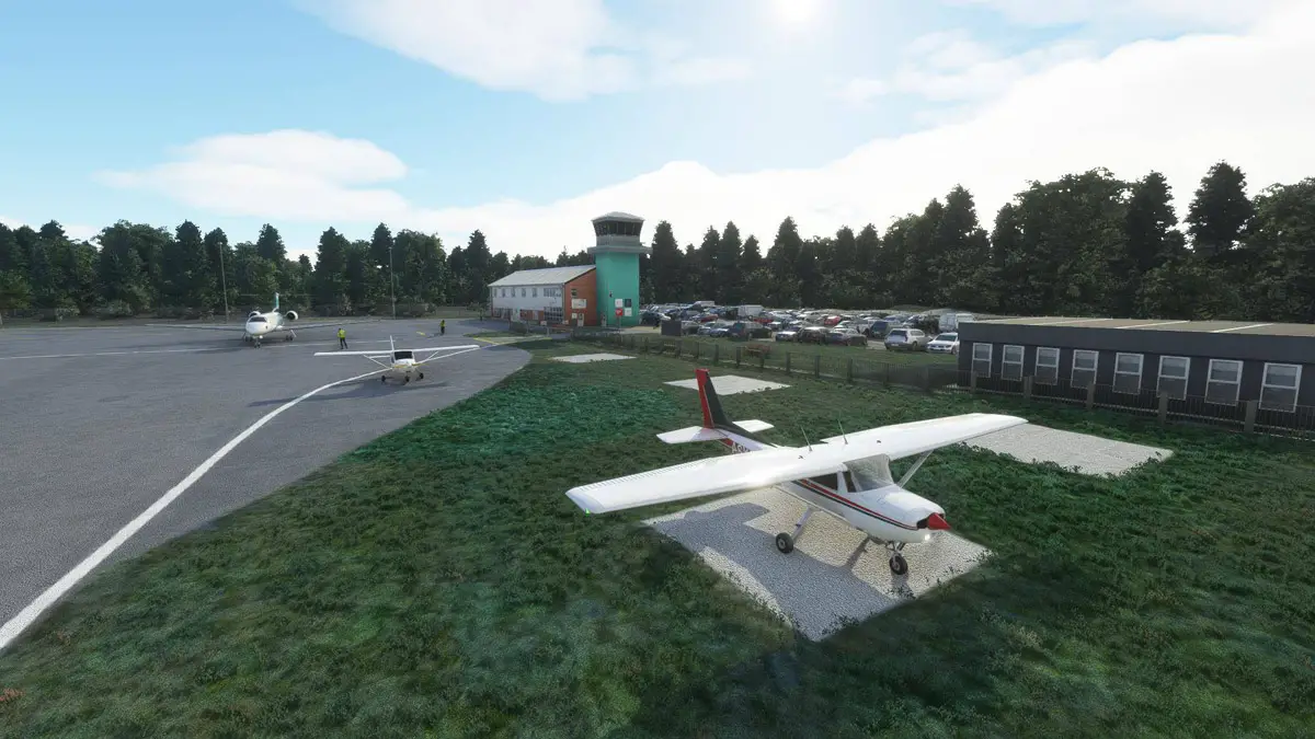 SC Designs releases Blackbushe Airport (EGLK) for MSFS