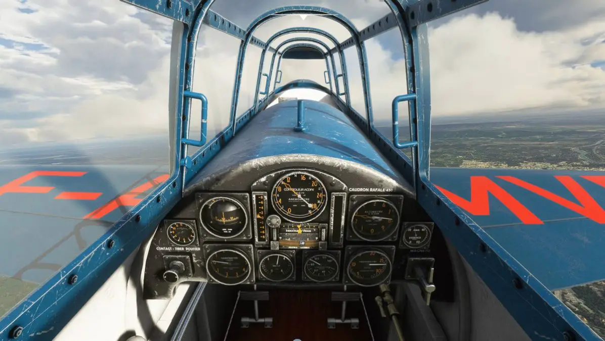 BlueMesh releases the Caudron C.430 Rafale for MSFS, a vintage French racer