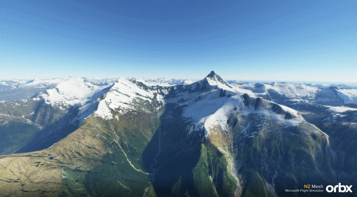 Orbx releases NZ Mesh for MSFS, bringing improved terrain detail for New Zeland