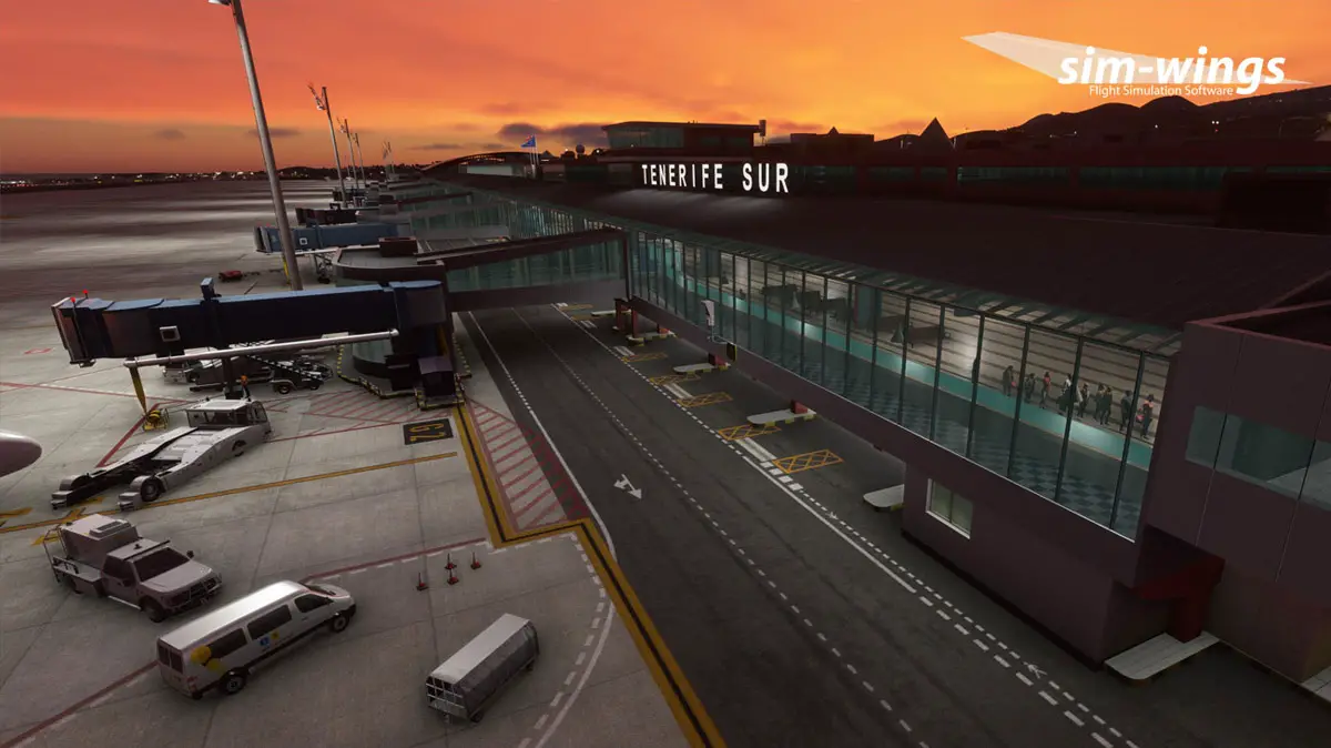 sim-wings releases Tenerife Sur Airport for MSFS