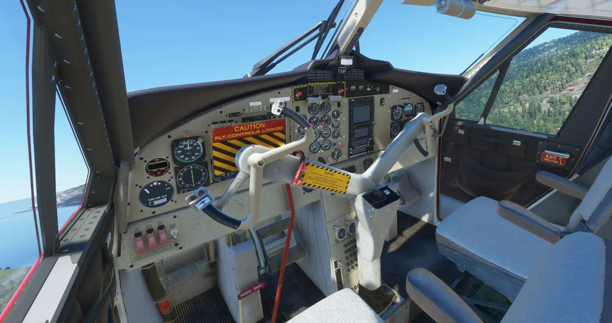 Aerosoft reveals first full cockpit images of the Twin Otter for MSFS