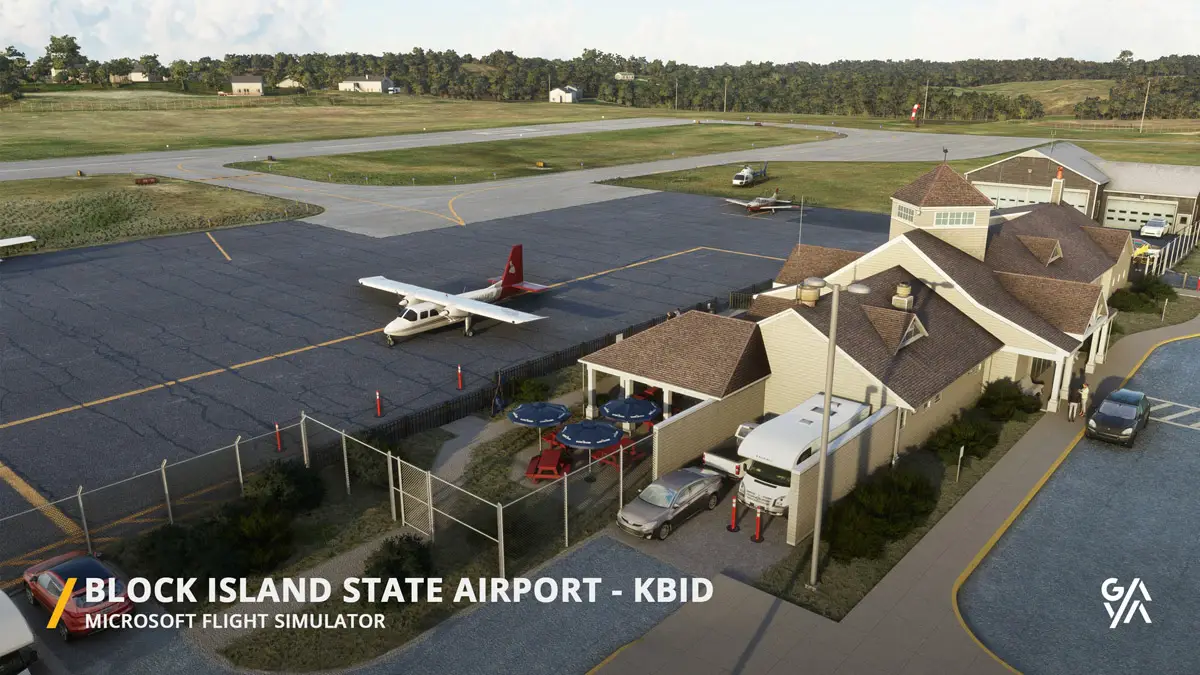 Gaya Simulations releases KBID Block Island State Airport for MSFS
