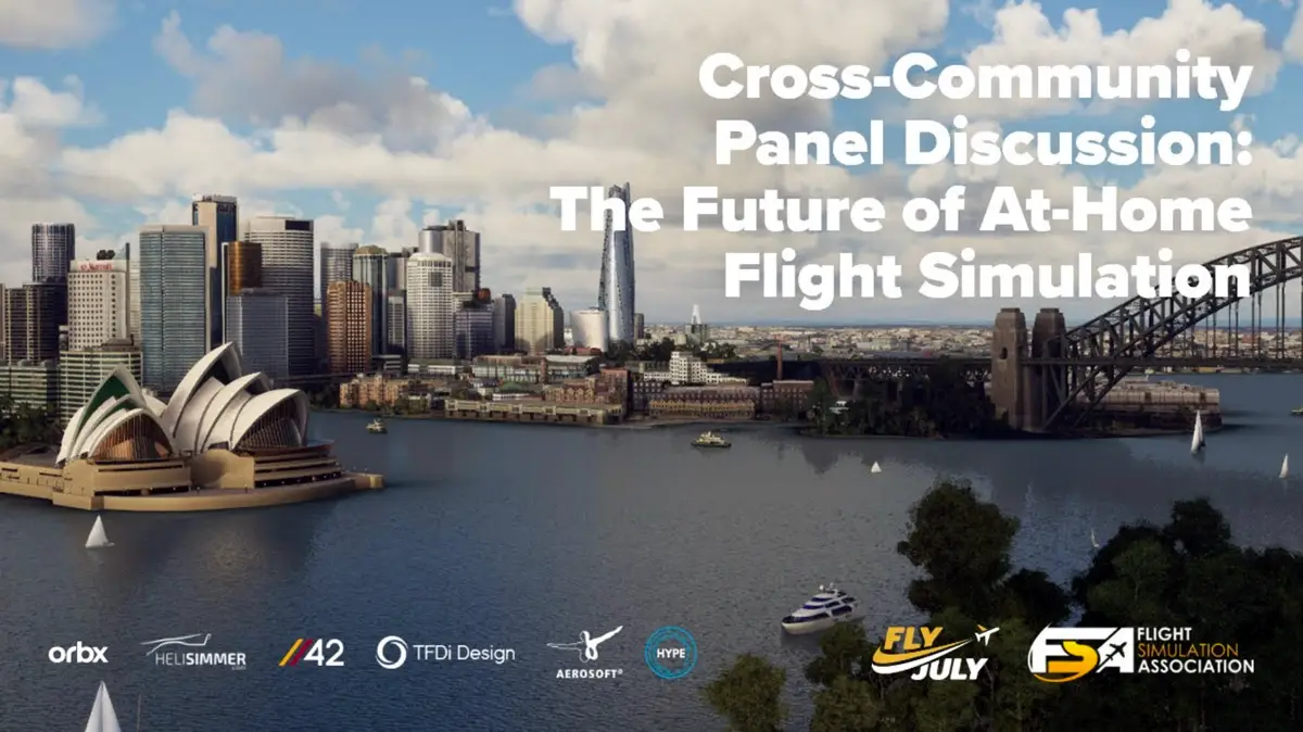 WATCH – Aerosoft, Helisimmer, Hype Performance Group, Orbx, Parallel 42 and TFDi Design discuss the future of at-home flight simulation