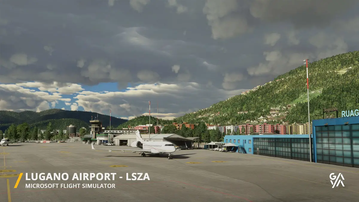 Gaya Simulations teases Lugano Airport for MSFS