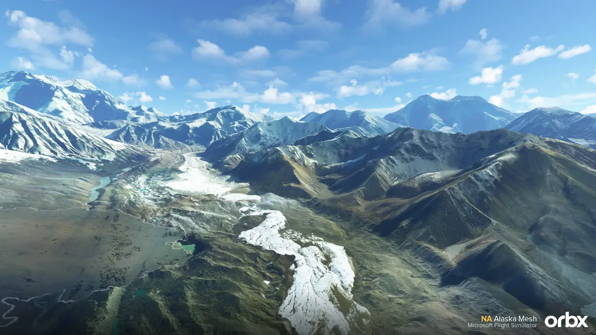 Orbx announces Alaska Mesh for Microsoft Flight Simulator
