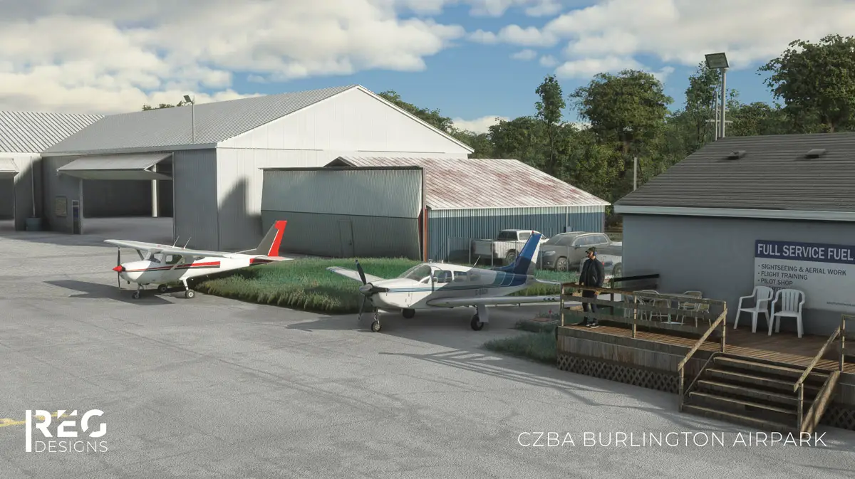 RegDesigns releases CZBA Burlington Executive Airport for Flight Simulator