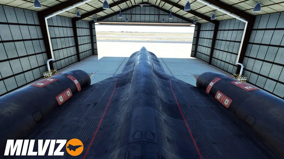 Milviz reveals its first image of the legendary SR-71 Blackbird for Flight Simulator