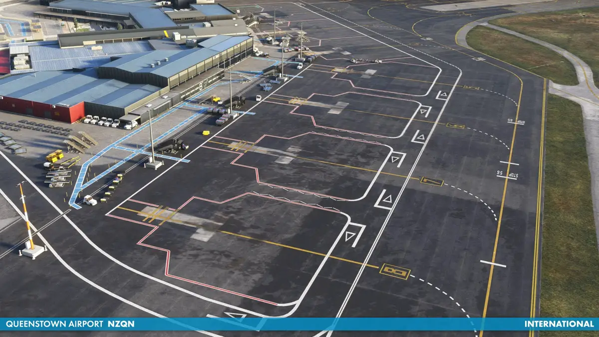 NZQN Queenstown Airport, in New Zealand, is now available for MSFS