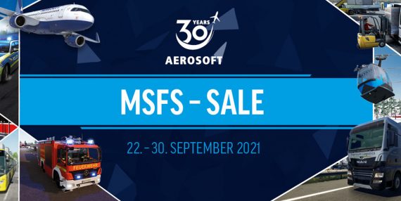 aerosoft anniversary sale msfs