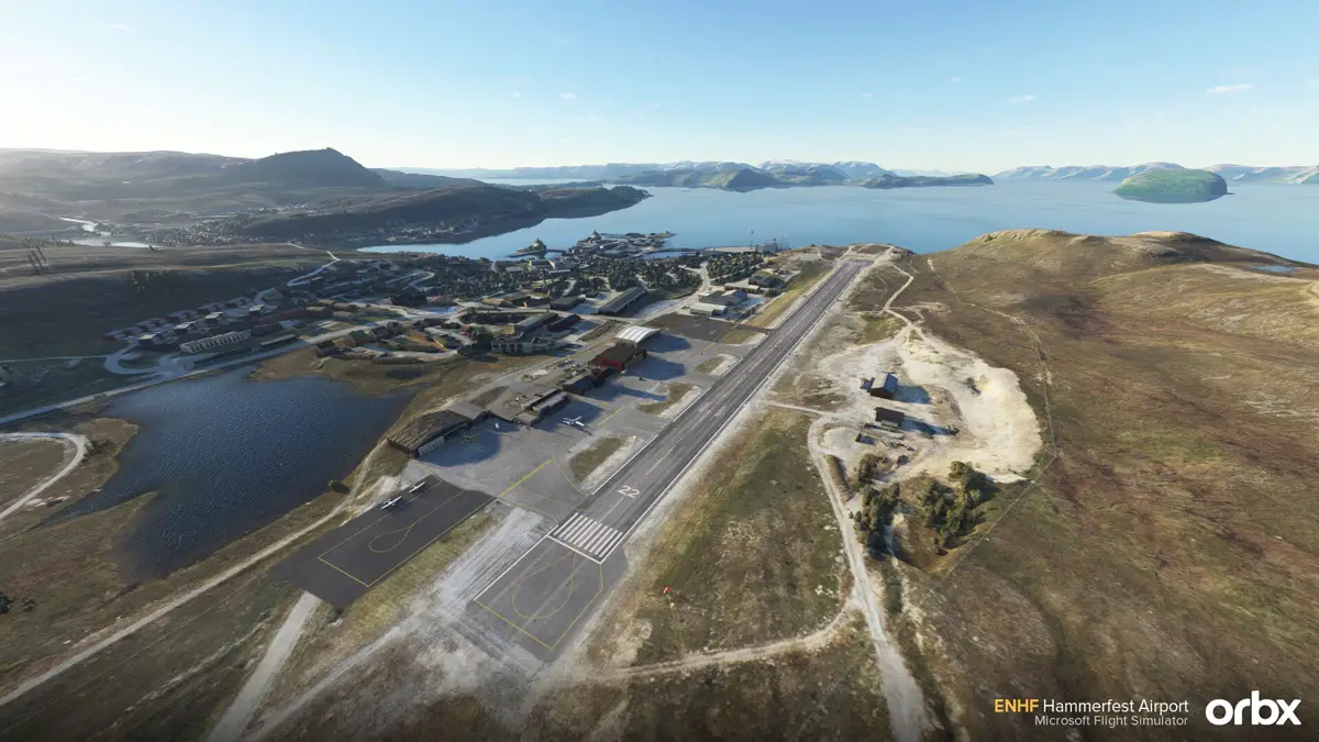Orbx releases ENHF Hammerfest Airport, in Norway
