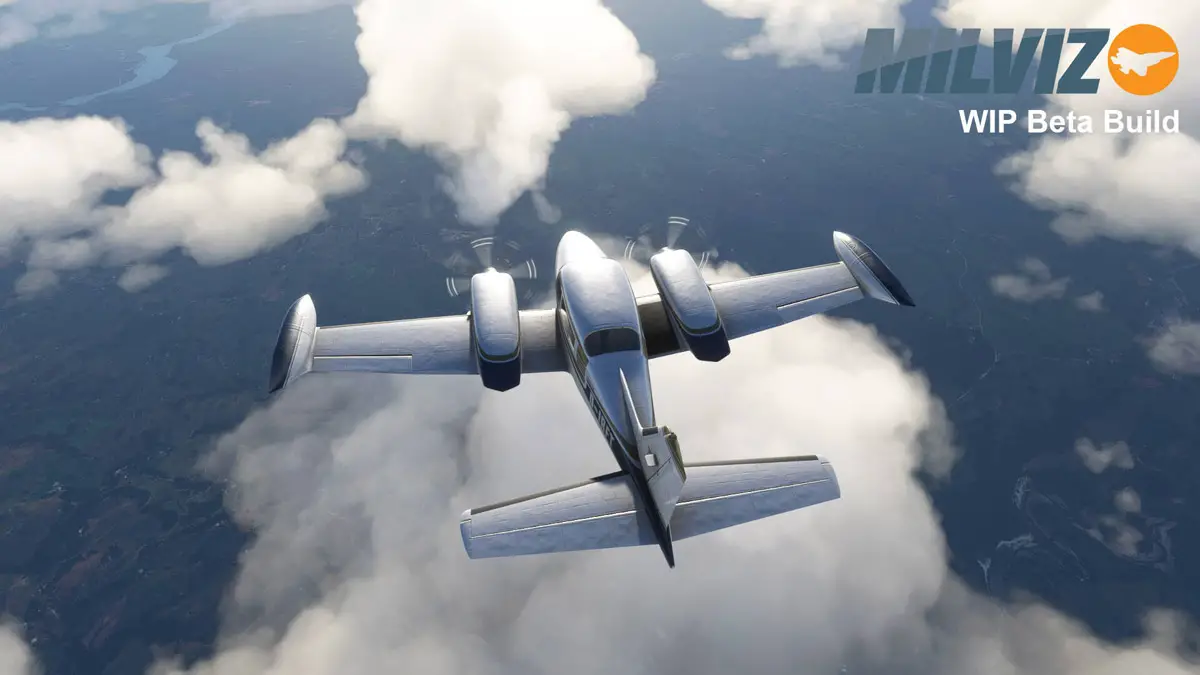 (Video too!) The Milviz Cessna 310 for MSFS gets some new preview images