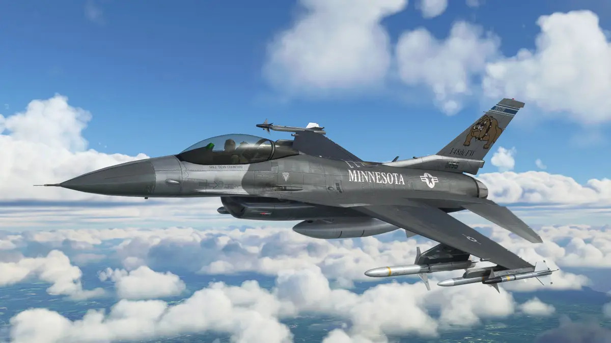 The F-16 from SC Designs is almost ready, coming to MSFS in December
