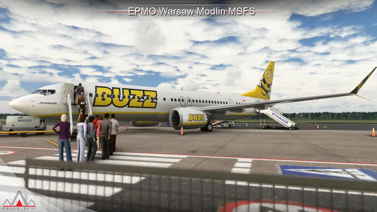Drzewiecki Design releases EPMO Warsaw Modlin Airport for MSFS