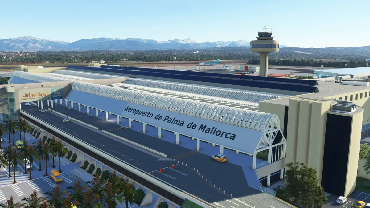 palma de mallorca airport microsoft flight simulator 2