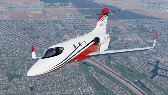 Hondajet MSFS flight simulator 2