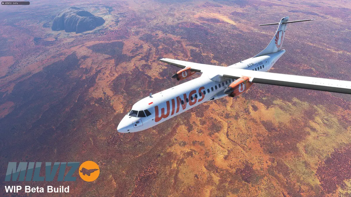 Take a look at these new images of the Milviz ATR 72-600 for MSFS