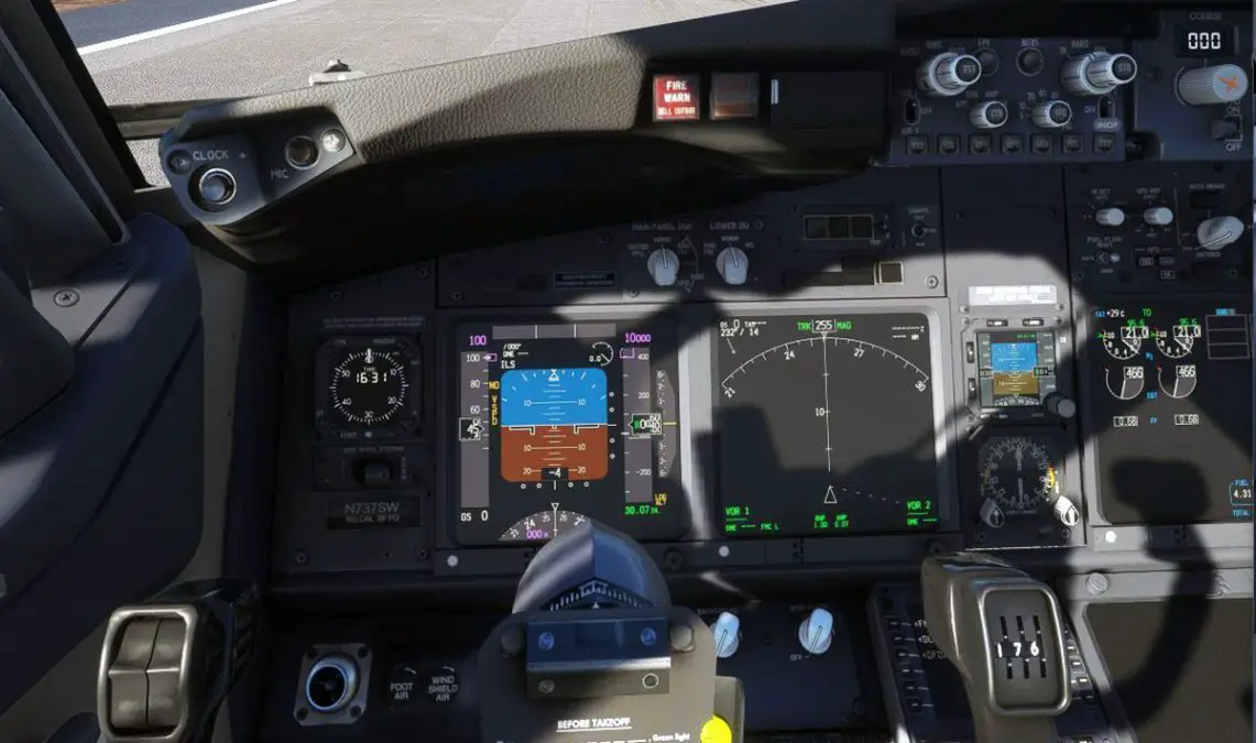 Behold, the first cockpit images of the upcoming PMDG 737 for MSFS