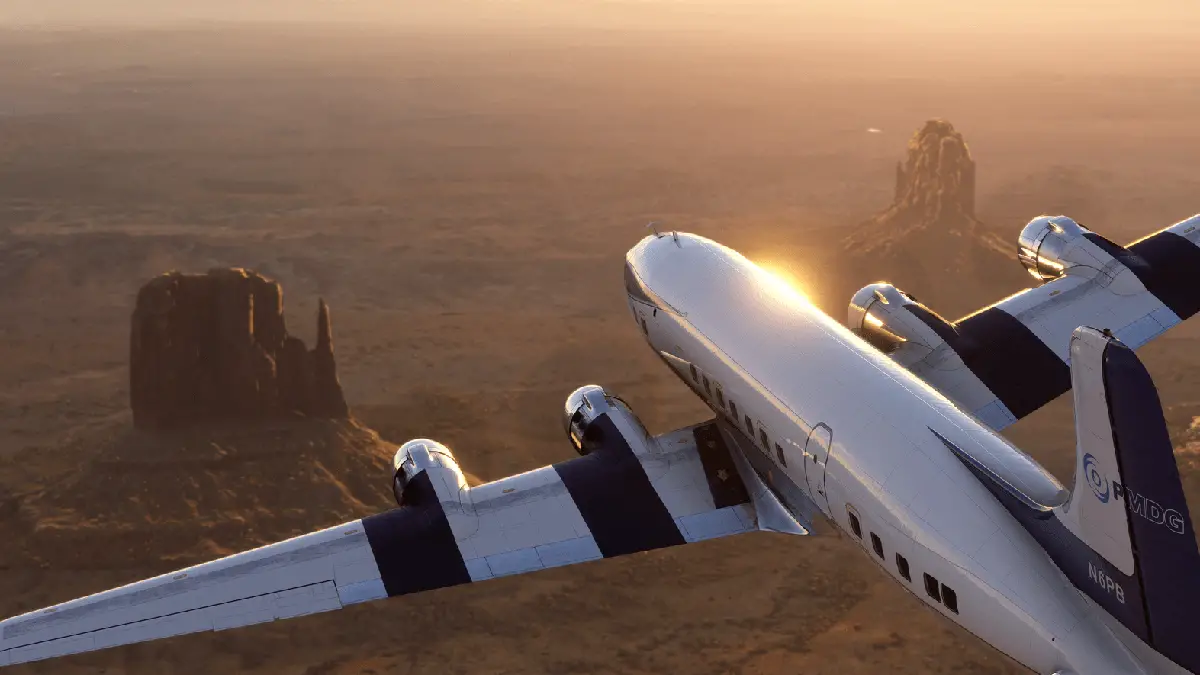 The PMDG Douglas DC-6 is now available in the MSFS Marketplace