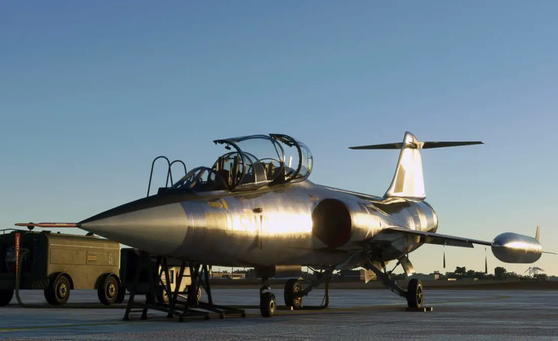 Sim Skunk Works releases the Lockheed Martin TF-104G Starfighter for MSFS