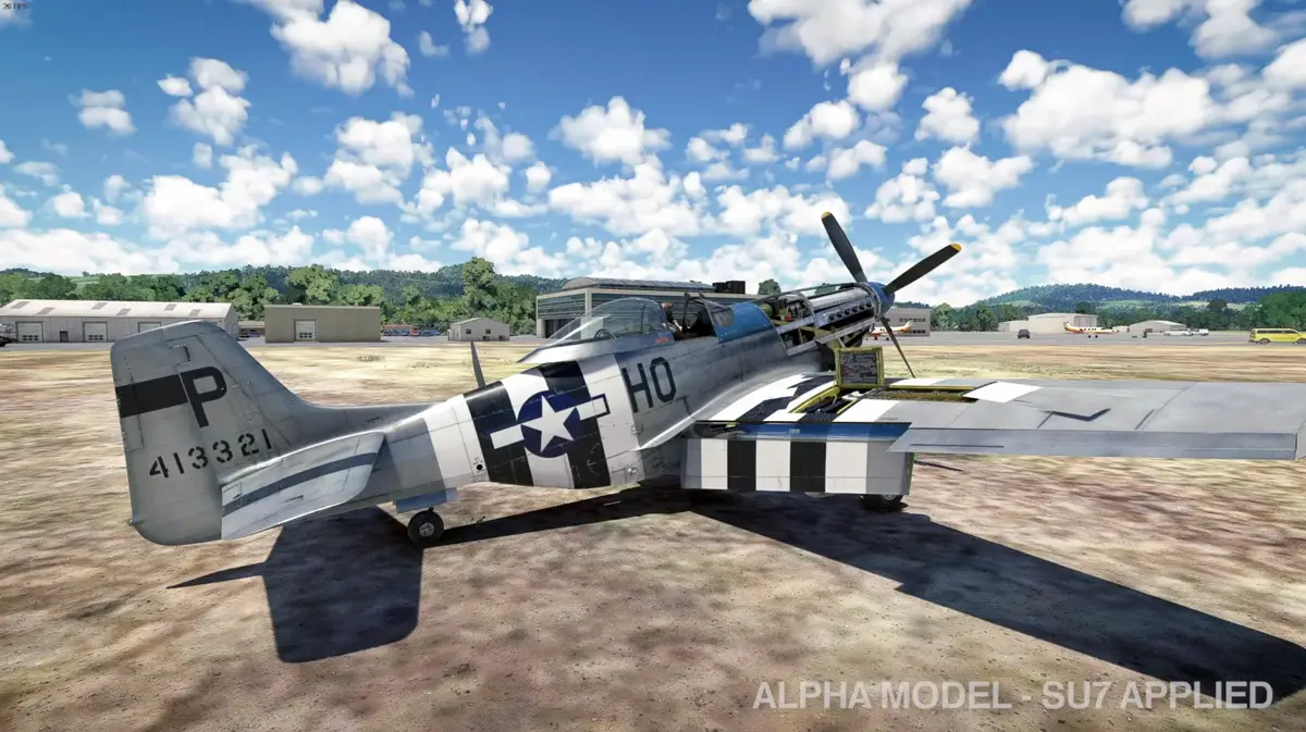 Aeroplane Heaven gives us a sneak peek of its P-51D Mustang for MSFS