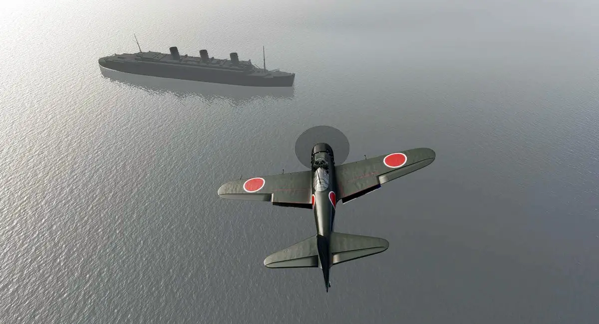 WWII buffs: live the short life of a kamikaze with this model of the Mitsubishi Zero for MSFS