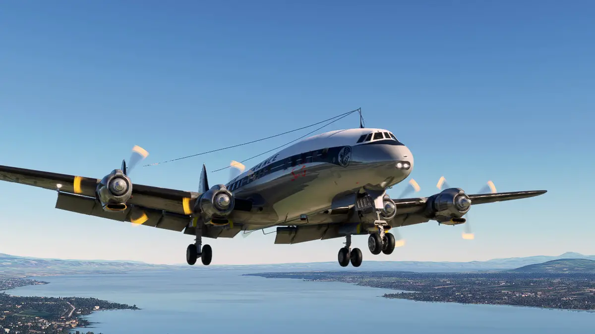 The Red Wing L-1049 Super Constellation is now available for MSFS