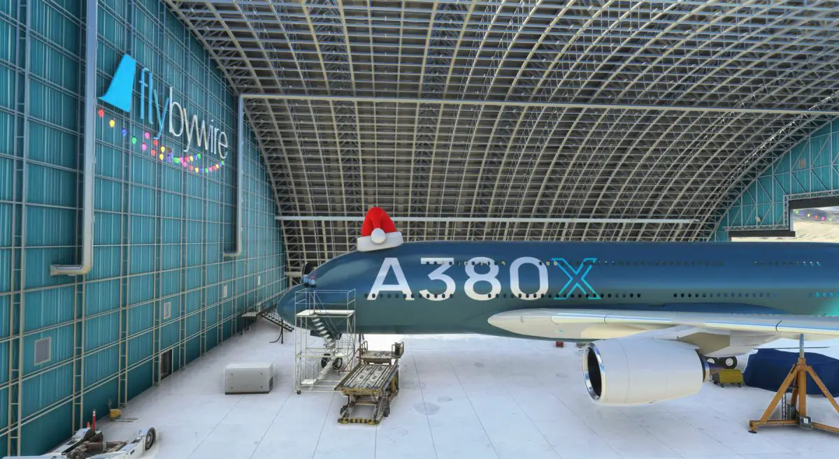 A Christmas Special from FlyByWire: the A380X is free to visit in MSFS