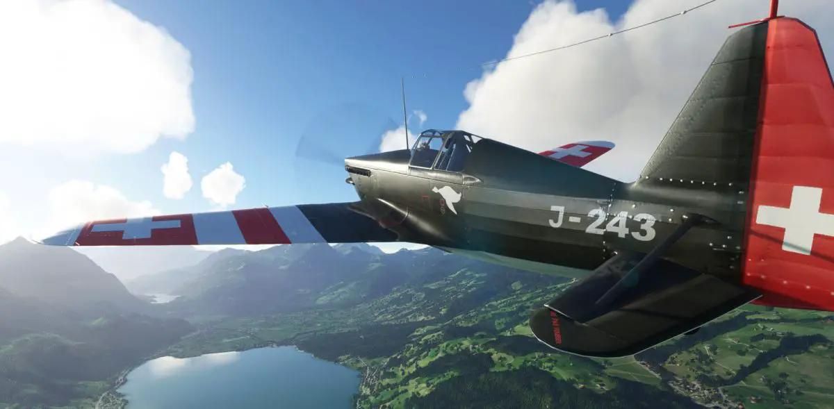 Peek through Switzerland’s military history with the Morane D-3801 for MSFS