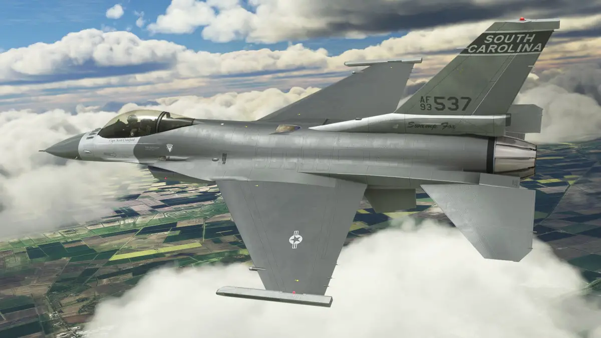 Check here the last images of the F-16 for MSFS, due for release next week