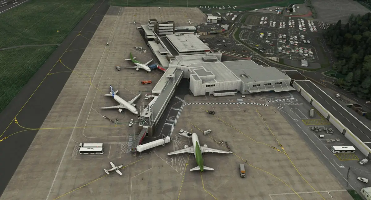 UK2000 Cardiff Airport EGFF MSFS 2